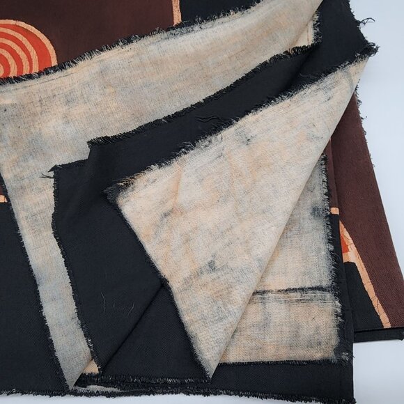 Batik Cotton Fabric Panel African Animal Tree of Life Safari Themed 80"x74" - Picture 9 of 10